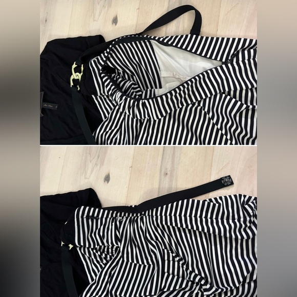 BCBGMAXAZRIA Belted Black & White Stripe Dress
Size 8 - Picture 10 of 12
